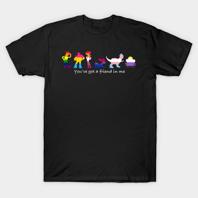 Lgbtq ally T-Shirt by Lou Safire’s Sinporium 